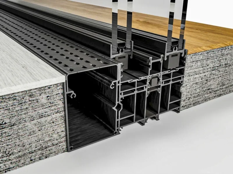 novaframe vision low threshold with integrated drainage